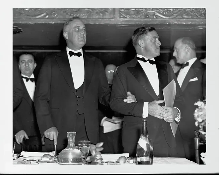 Framed Print : President Franklin Roosevelt at a Dinner Framed Print : President Franklin Roosevelt at a Dinner
