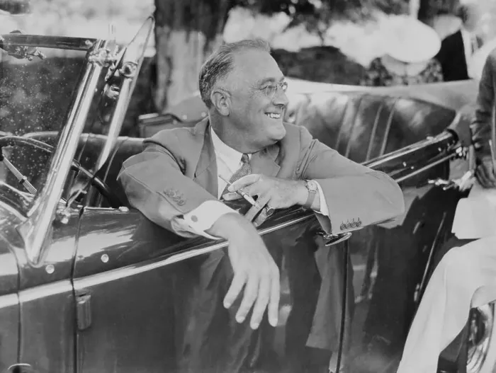 Framed Print : President Franklin Roosevelt Giving Tour of Estate Framed Print : President Franklin Roosevelt Giving Tour of Estate