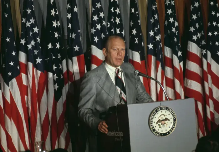 Framed Print : US President Gerald Ford