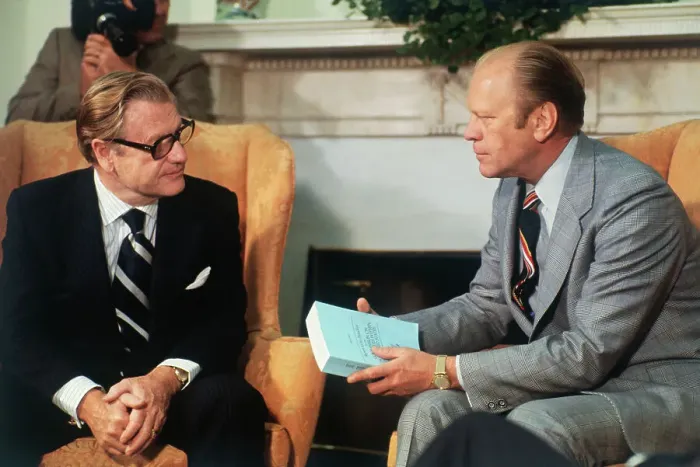 Framed Print : President Gerald Ford and Nelson Rockefeller Framed Print : President Gerald Ford and Nelson Rockefeller