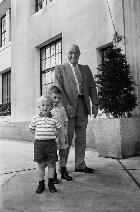 Framed Print : Former President Harry S. Truman with His Grandchildren