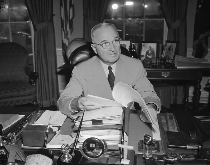 Framed Print : President Harry S. Truman Rehearsing Speech Framed Print : President Harry S. Truman Rehearsing Speech