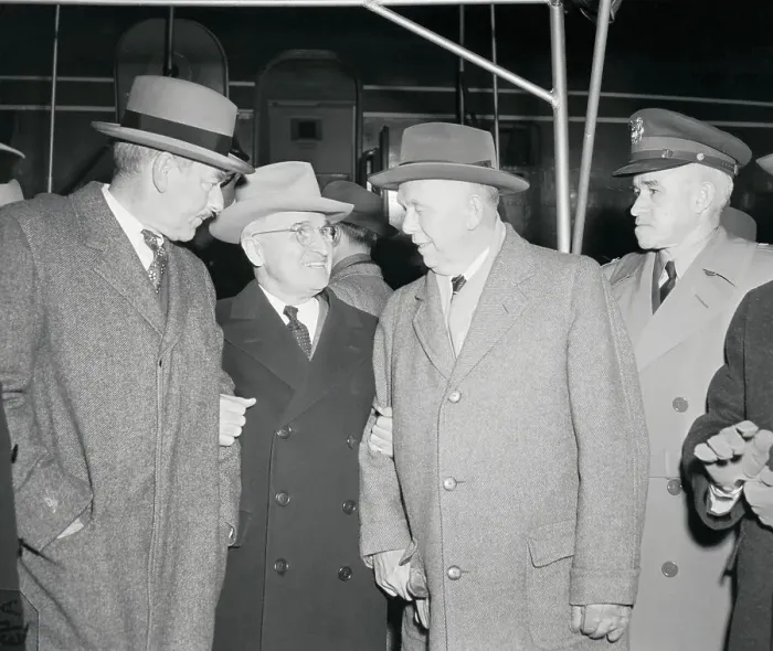 Framed Print : President Harry S. Truman Surrounded by Military and Political Leaders Framed Print : President Harry S. Truman Surrounded by Military and Political Leaders