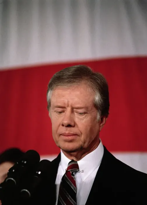 Framed Print : President Jimmy Carter Conceding Defeat Framed Print : President Jimmy Carter Conceding Defeat