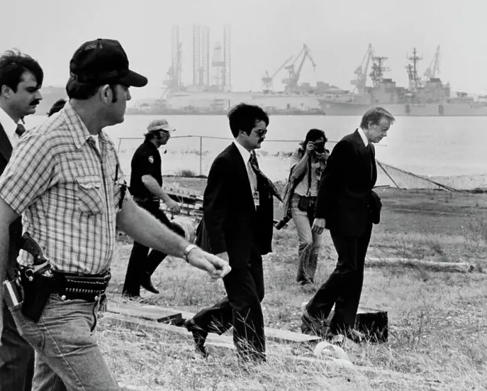 Framed Print : US President Jimmy Carter In Missouri