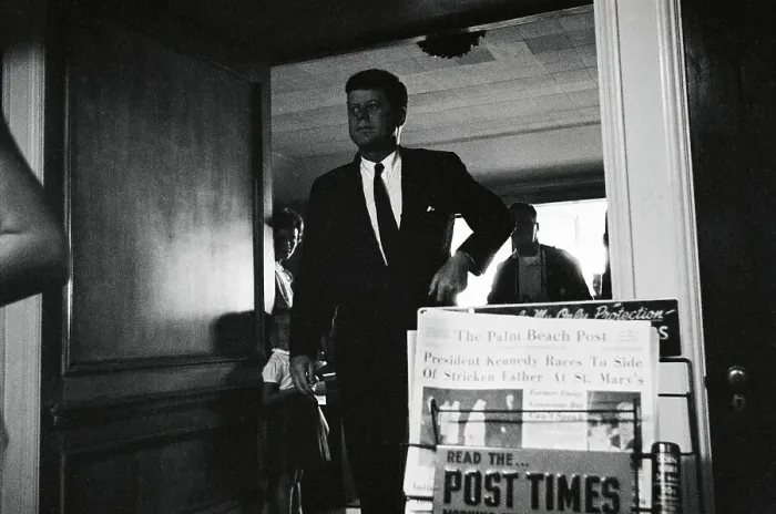 Framed Print : President John F. Kennedy Arriving at Hospital Framed Print : President John F. Kennedy Arriving at Hospital