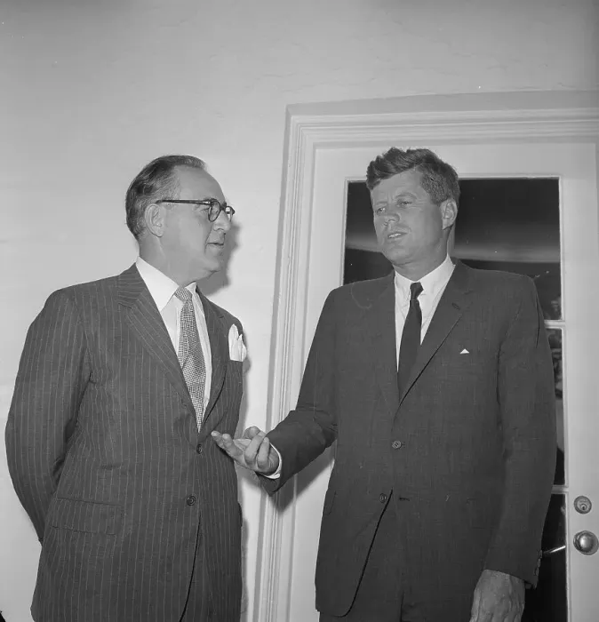 Framed Print : President John F. Kennedy and Benny Goodman Framed Print : President John F. Kennedy and Benny Goodman