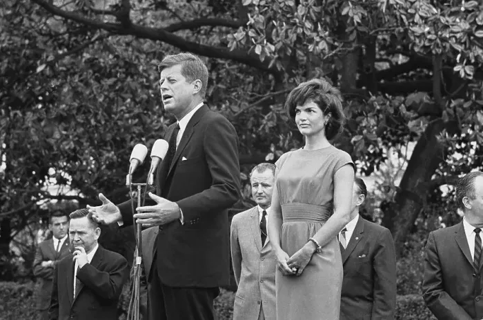 Framed Print : President John F. Kennedy Speaking Framed Print : President John F. Kennedy Speaking