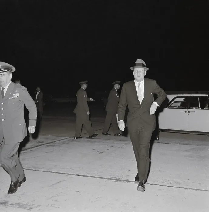 Framed Print : President John F. Kennedy Walking to Plane Framed Print : President John F. Kennedy Walking to Plane