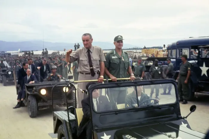 Framed Print : President Johnson And General Westmoreland Framed Print : President Johnson And General Westmoreland