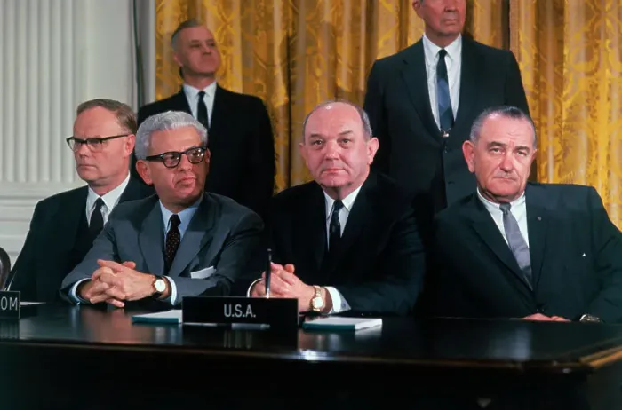 Framed Print : President Johnson Sitting with Dean Rusk and Arthur Goldberg Framed Print : President Johnson Sitting with Dean Rusk and Arthur Goldberg
