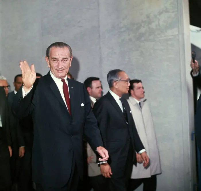Framed Print : President Johnson And U Thant Framed Print : President Johnson And U Thant