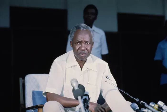 Framed Print : President Julius Nyerere Of Tanzania Framed Print : President Julius Nyerere Of Tanzania