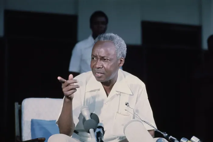 Framed Print : President Julius Nyerere Of Tanzania Framed Print : President Julius Nyerere Of Tanzania