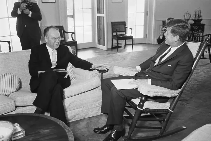 Framed Print : President Kennedy and Ambassador Dobrynin Framed Print : President Kennedy and Ambassador Dobrynin