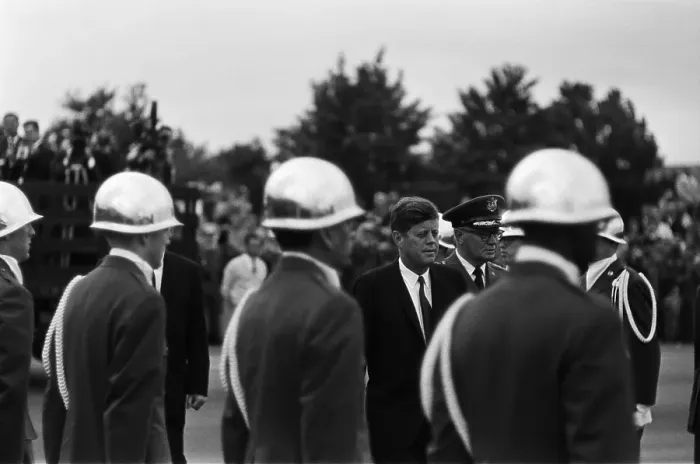Framed Print : President Kennedy Arrives In Berlin Framed Print : President Kennedy Arrives In Berlin