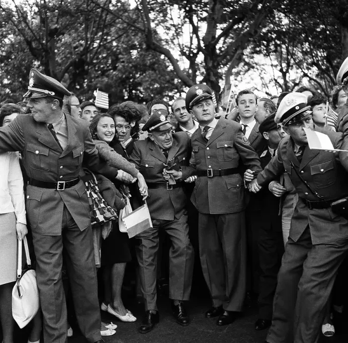 Framed Print : President Kennedy Arrives In Berlin Framed Print : President Kennedy Arrives In Berlin