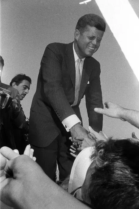 Framed Print : President Kennedy On The Campaign Trail Framed Print : President Kennedy On The Campaign Trail