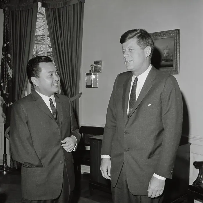 Framed Print : President Kennedy and Daniel Inouye Framed Print : President Kennedy and Daniel Inouye