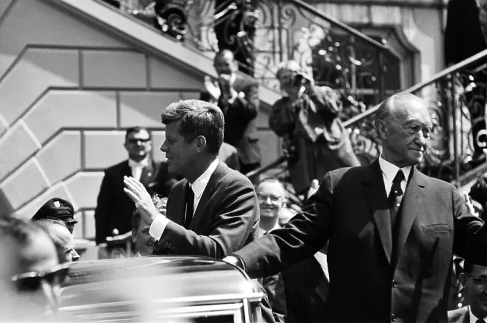 Framed Print : President Kennedy Greets The Crowd In Cologne, Germany Framed Print : President Kennedy Greets The Crowd In Cologne, Germany