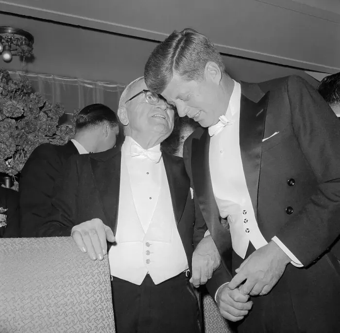 Framed Print : President Kennedy with Harry S. Truman Framed Print : President Kennedy with Harry S. Truman