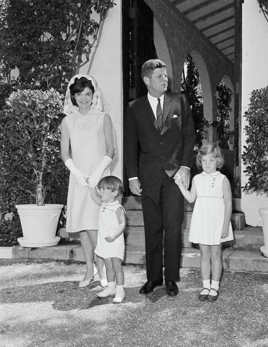 Framed Print : President Kennedy and Jacqueline with Children Framed Print : President Kennedy and Jacqueline with Children