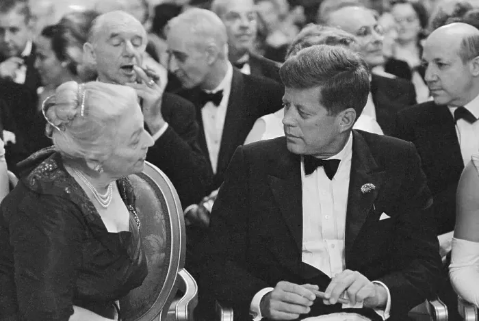 Framed Print : President Kennedy and Pearl Buck Framed Print : President Kennedy and Pearl Buck