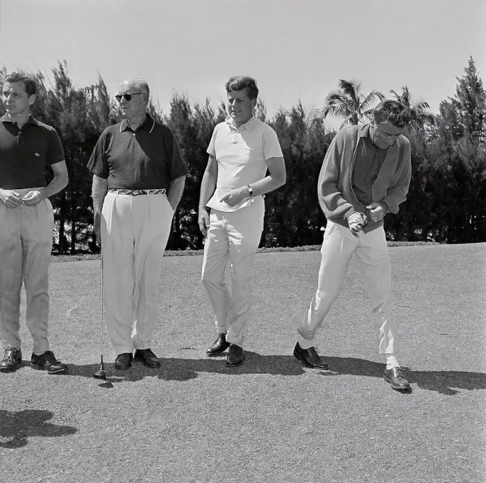 Framed Print : President Kennedy with Peter Lawford