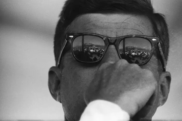 Framed Print : President Kennedy At San Luis Dam Framed Print : President Kennedy At San Luis Dam