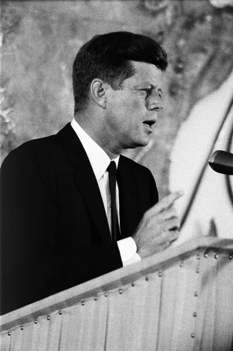 Framed Print : President Kennedy Speaks In Cologne, Germany Framed Print : President Kennedy Speaks In Cologne, Germany