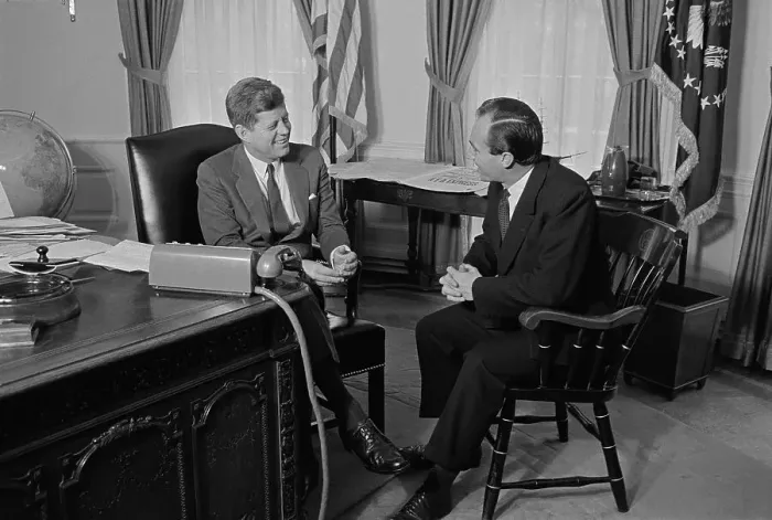 Framed Print : President Kennedy Talking with Aga Khan Framed Print : President Kennedy Talking with Aga Khan