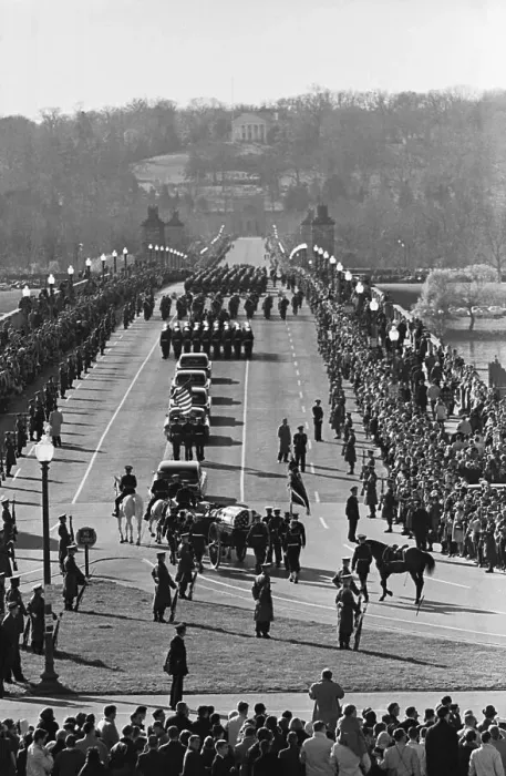Framed Print : President Kennedy's Funeral Cortege Framed Print : President Kennedy's Funeral Cortege