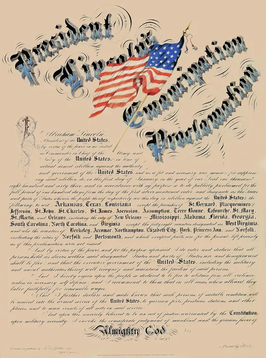 Framed Print : President Lincoln's emancipation proclamation Framed Print : President Lincoln's emancipation proclamation