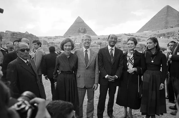 Framed Print : President and Mrs. Carter and Anwar Sadat Framed Print : President and Mrs. Carter and Anwar Sadat