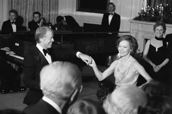 Framed Print : President And Mrs. Carter Dance Framed Print : President And Mrs. Carter Dance