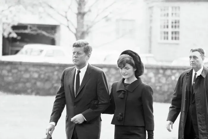 Framed Print : President and Mrs. Kennedy Arriving For Funeral Framed Print : President and Mrs. Kennedy Arriving For Funeral