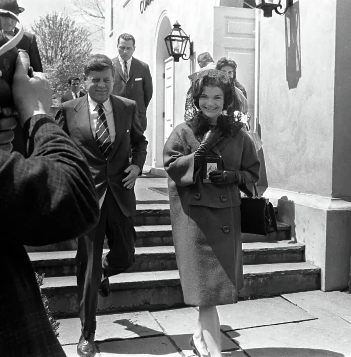 Framed Print : President and Mrs. Kennedy Attend Mass Framed Print : President and Mrs. Kennedy Attend Mass