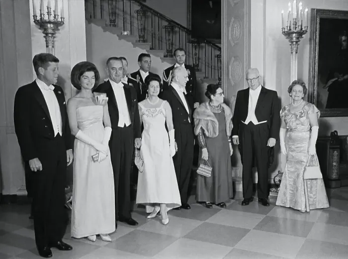 Framed Print : President and Mrs. Kennedy During Picture Taking Session Framed Print : President and Mrs. Kennedy During Picture Taking Session