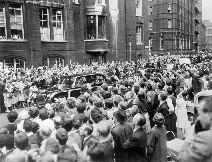 Framed Print : President and Mrs. Kennedy at Westminister Cathedral