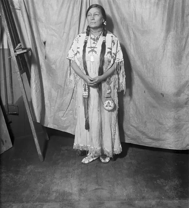Framed Print : President of National Council of American Indians Gertrude Bonnin