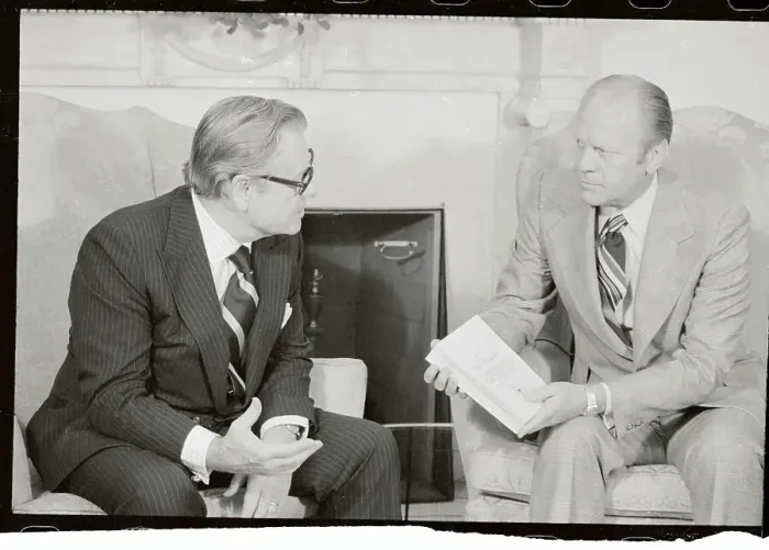 Framed Print : President Nelson Rockefeller and President Gerald Ford Framed Print : President Nelson Rockefeller and President Gerald Ford