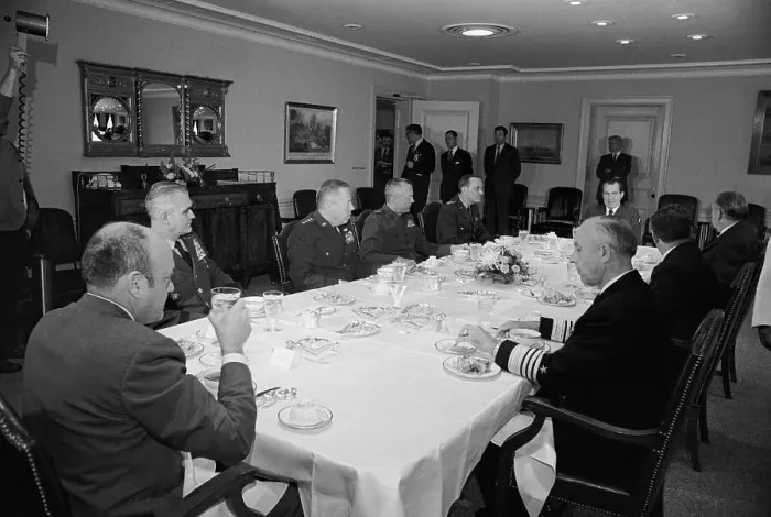 Framed Print : President Nixon with Advisors Framed Print : President Nixon with Advisors