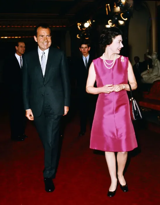 Framed Print : President Nixon Having Lunch with Royal Family Framed Print : President Nixon Having Lunch with Royal Family