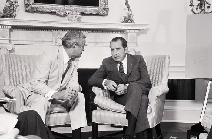 Framed Print : President Nixon With John B. Connally Framed Print : President Nixon With John B. Connally