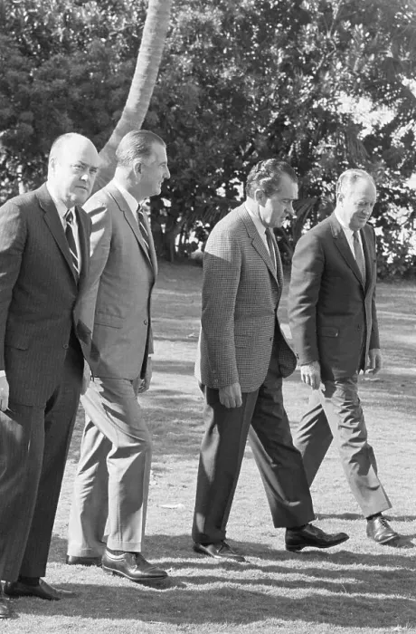 Framed Print : President Nixon and His Key Advisors Framed Print : President Nixon and His Key Advisors