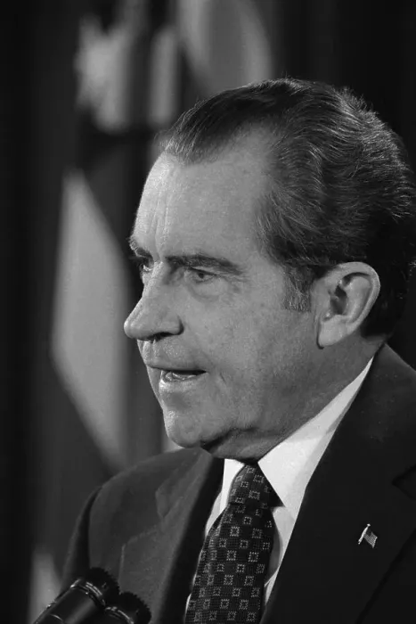 Framed Print : President Nixon During His Televised News Conference Framed Print : President Nixon During His Televised News Conference