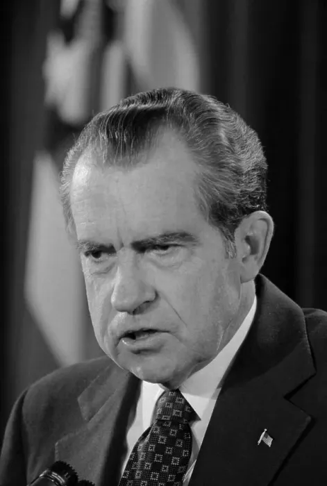 Framed Print : President Nixon During His Televised News Conference Framed Print : President Nixon During His Televised News Conference