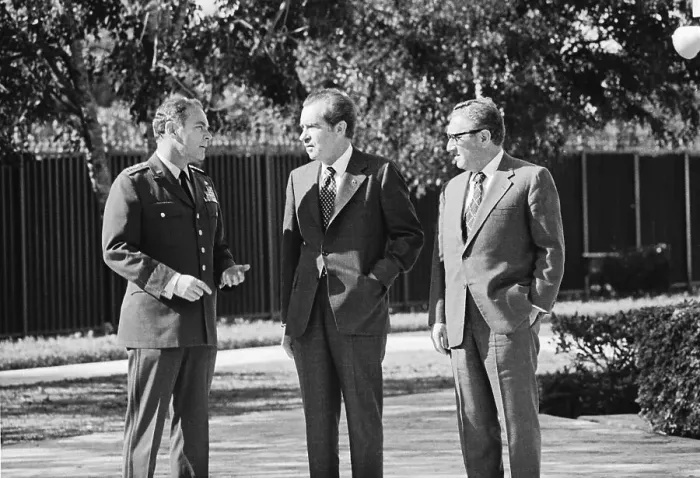 Framed Print : President Nixon with Vietnam Peace Officials Framed Print : President Nixon with Vietnam Peace Officials
