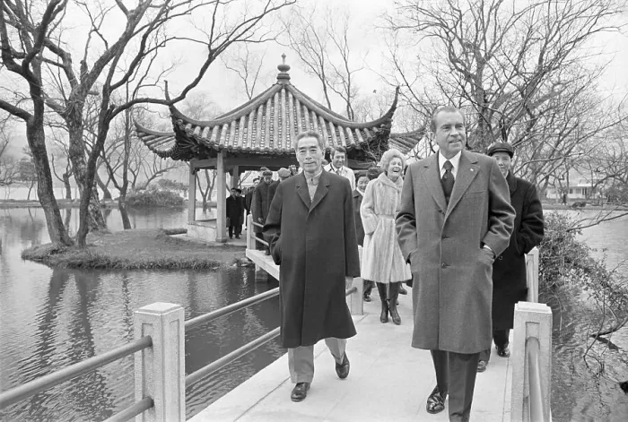 Framed Print : President Nixon Visits China Framed Print : President Nixon Visits China