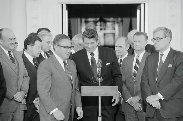 Framed Print : President Reagan with Former Administrators Framed Print : President Reagan with Former Administrators
